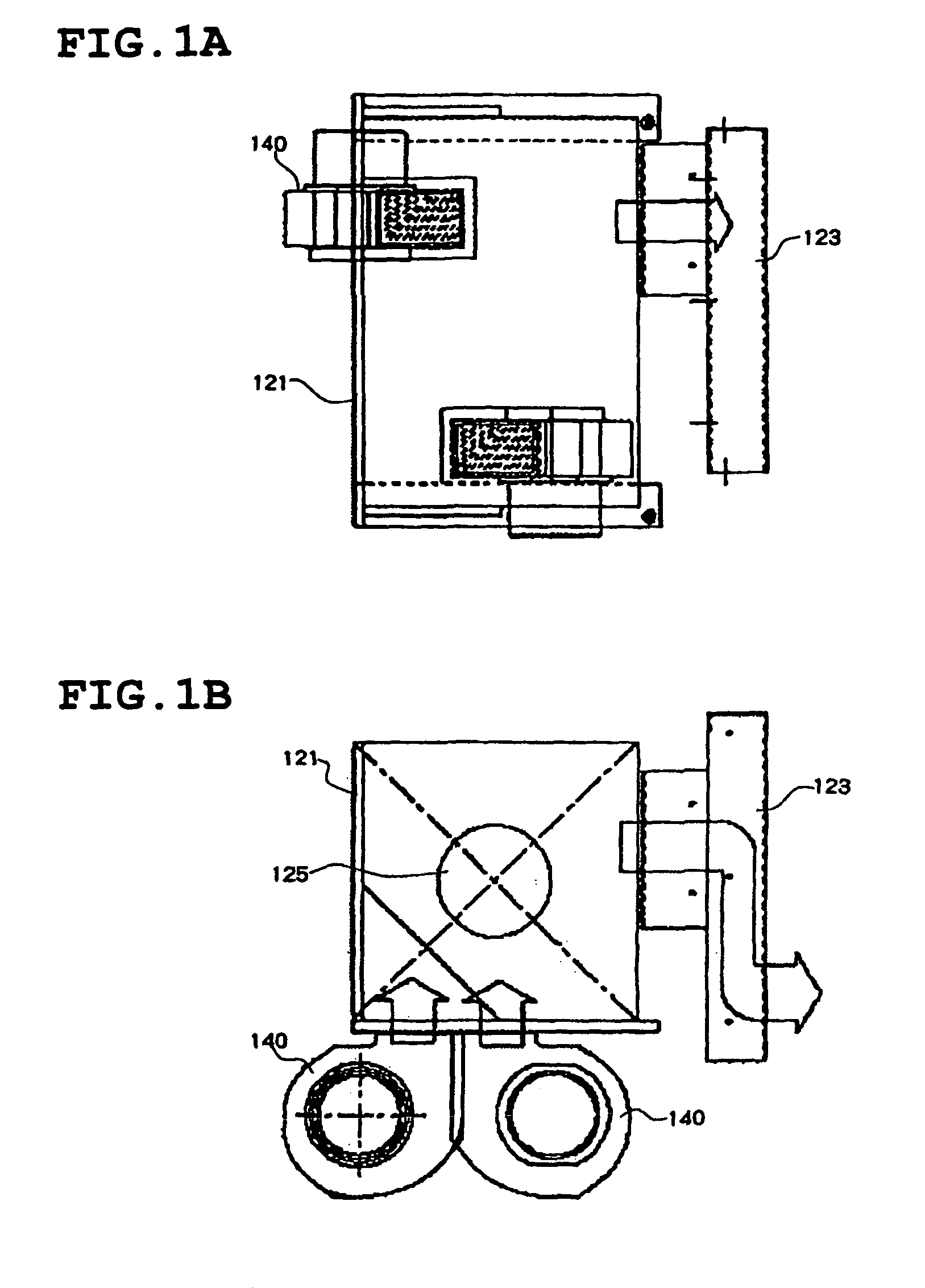 Structure for cooling a lamp for a projection display apparatus having an integrated exhaust duct