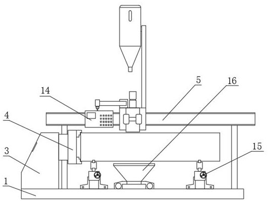 A welding and forging composite process and device for surface remanufacturing of metallurgical roller table