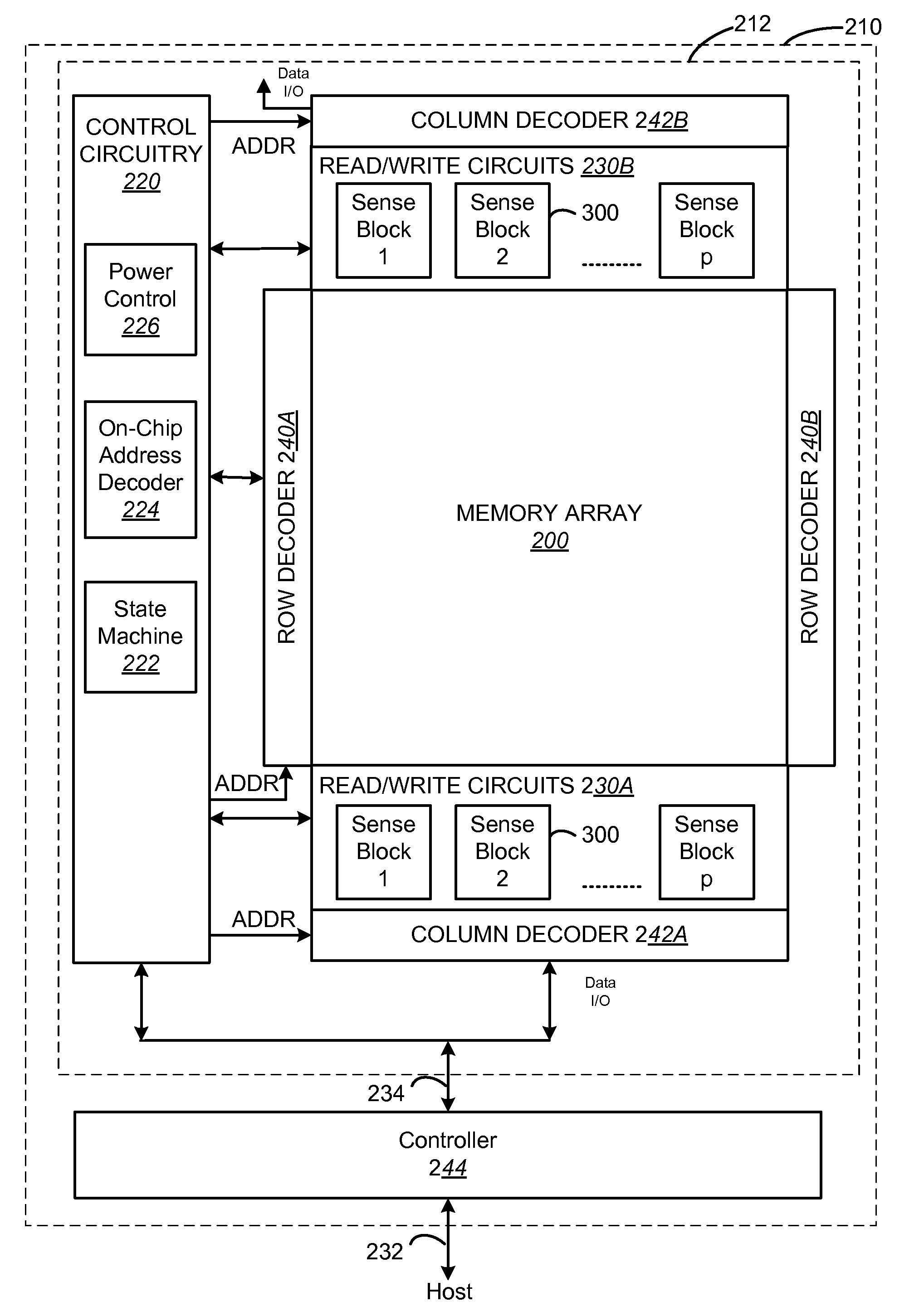 Non-volatile storage apparatus with variable initial program voltage magnitude