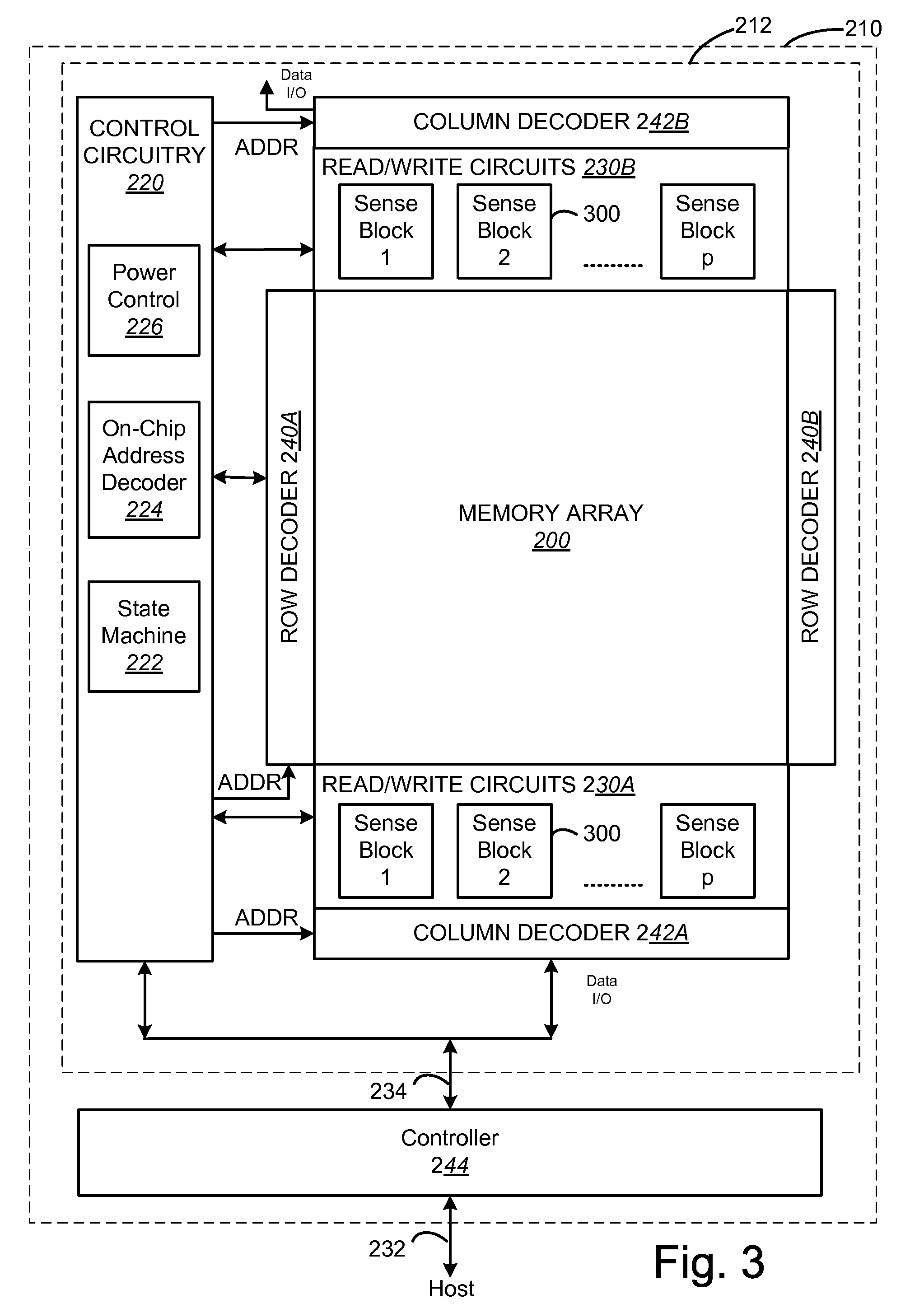 Non-volatile storage apparatus with variable initial program voltage magnitude