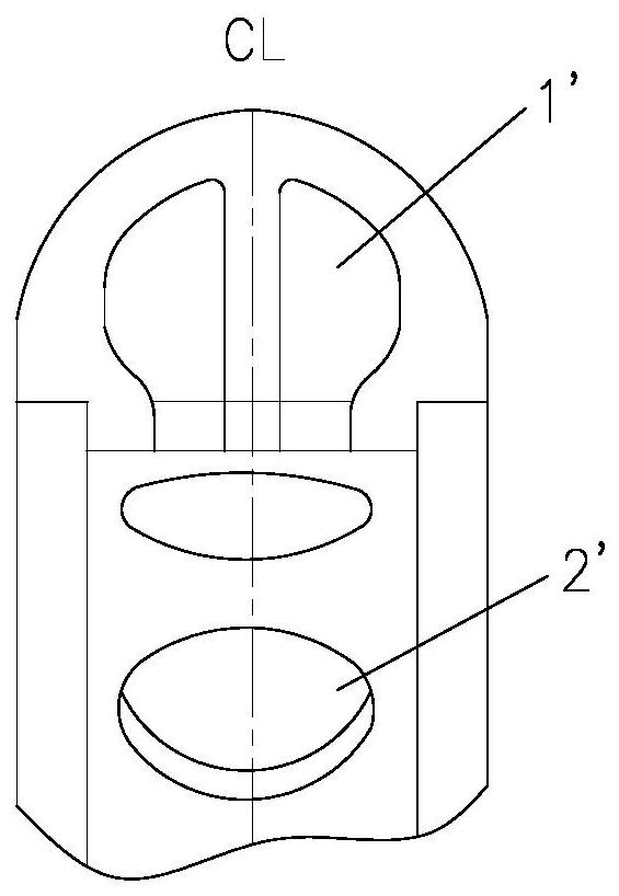 Tire body structure and non-pneumatic tire