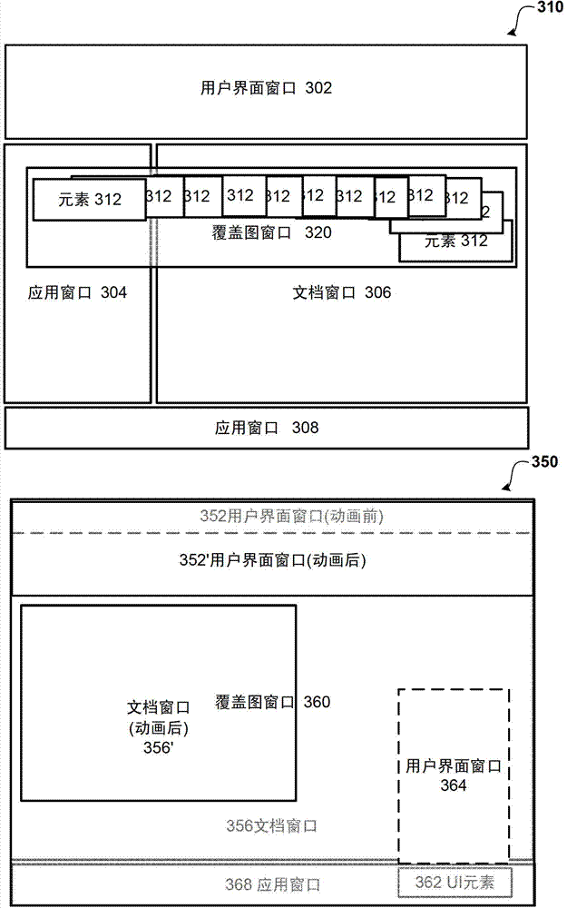 Cross-window animation