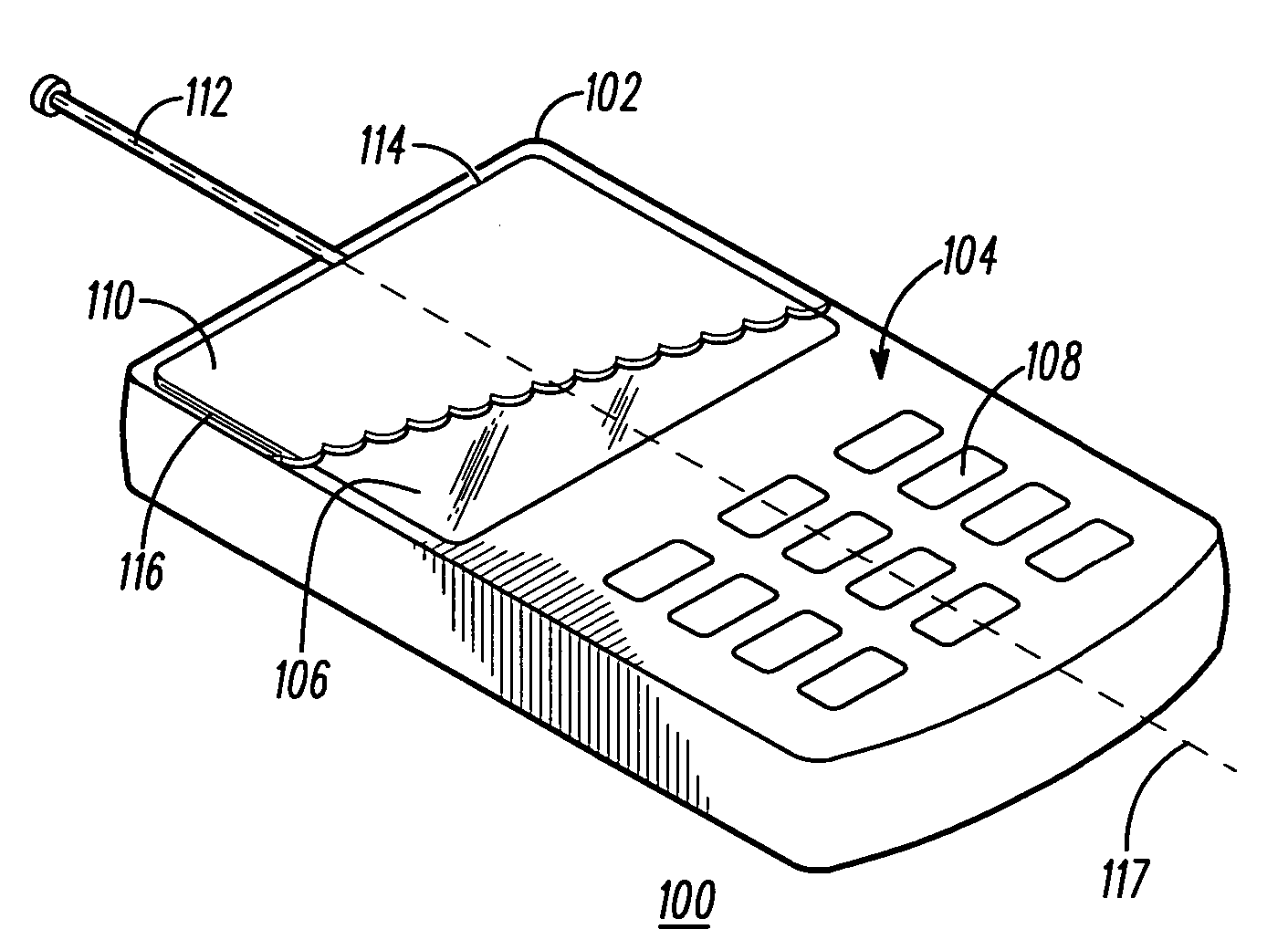 Multi-antenna handheld wireless communication device