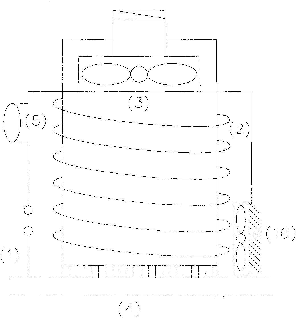 Evaporator of heat pump water heater and heat pump water heater