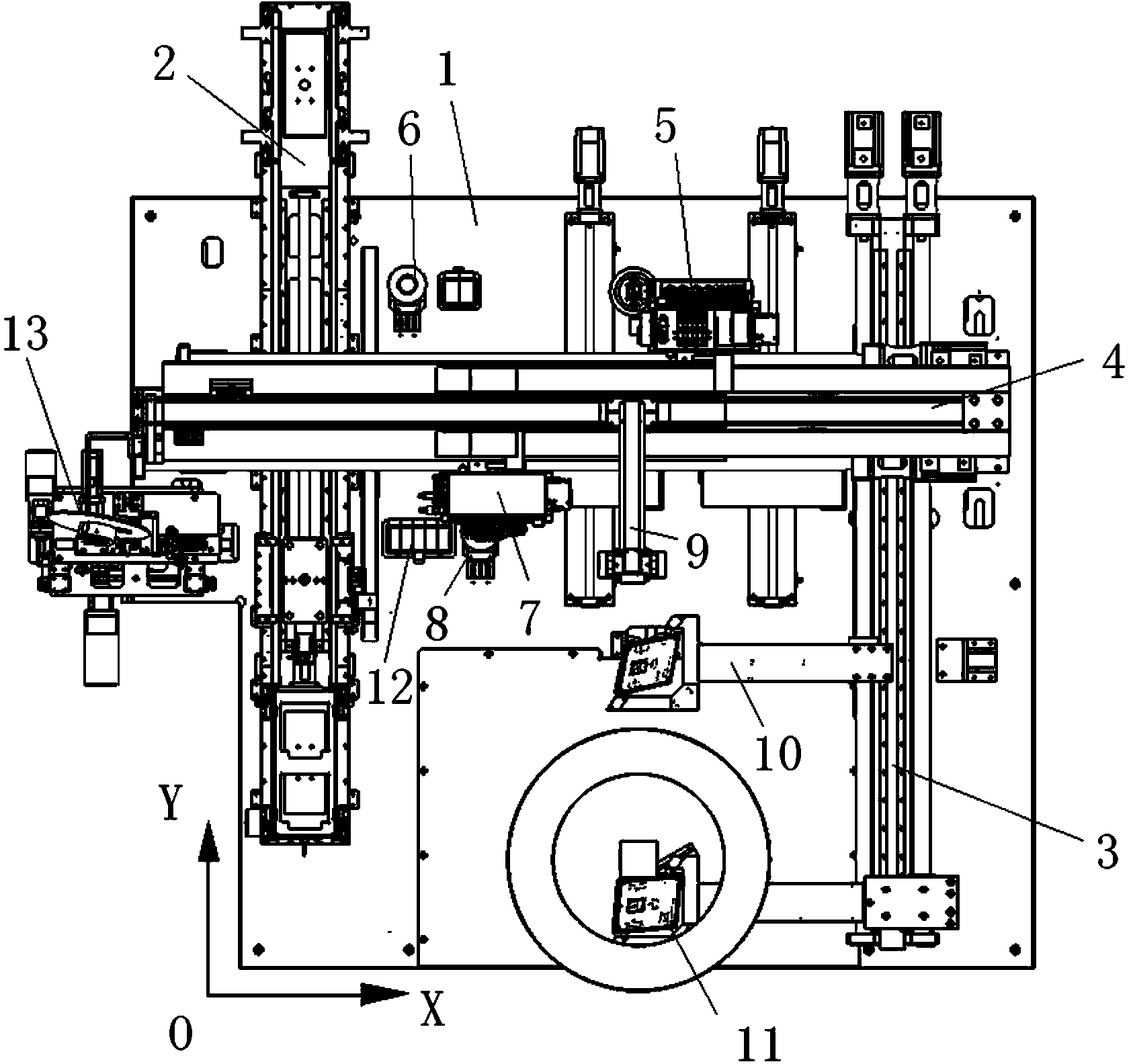 Test machine for finished chips