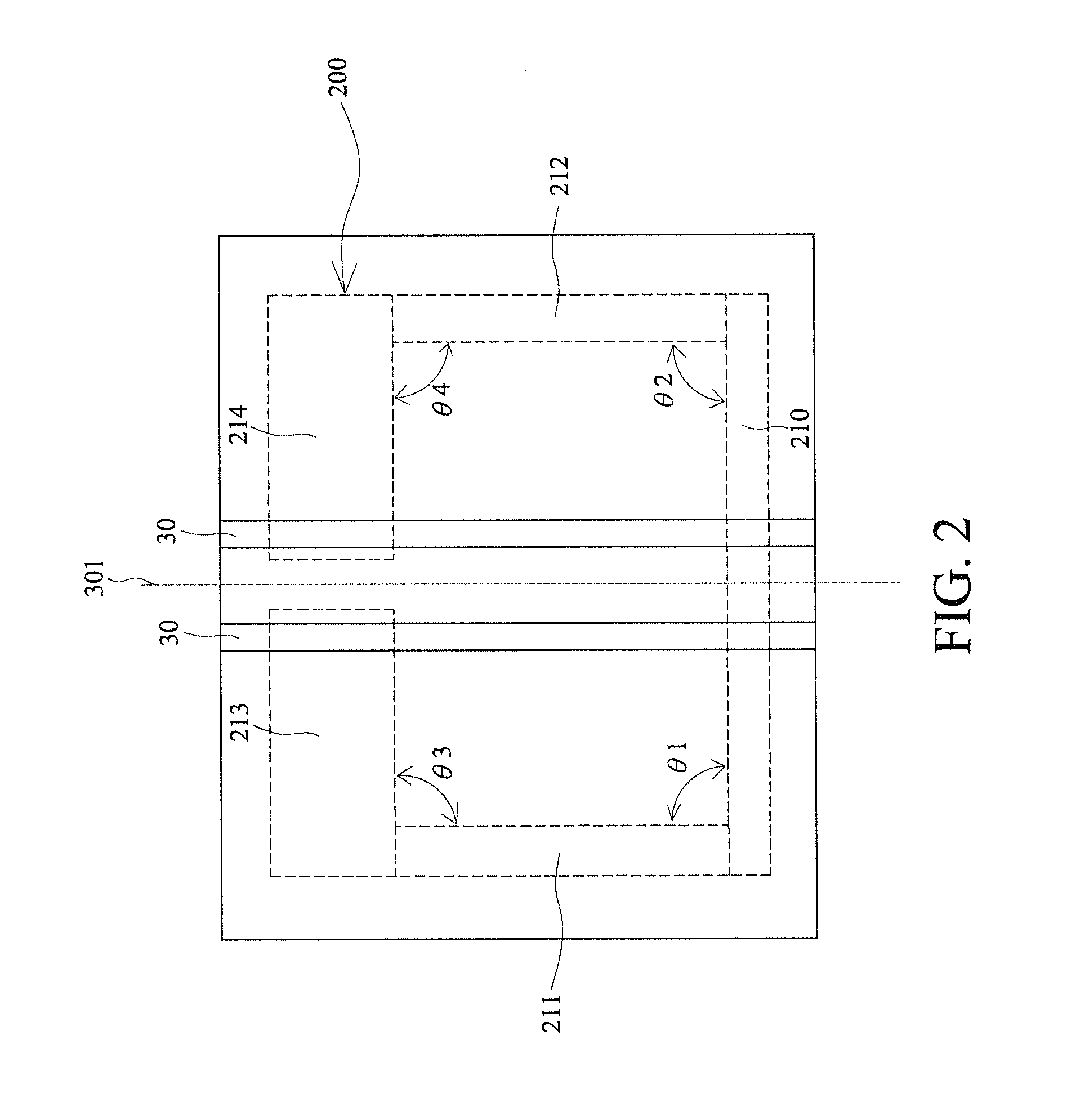 Filtering device with slotted ground structure