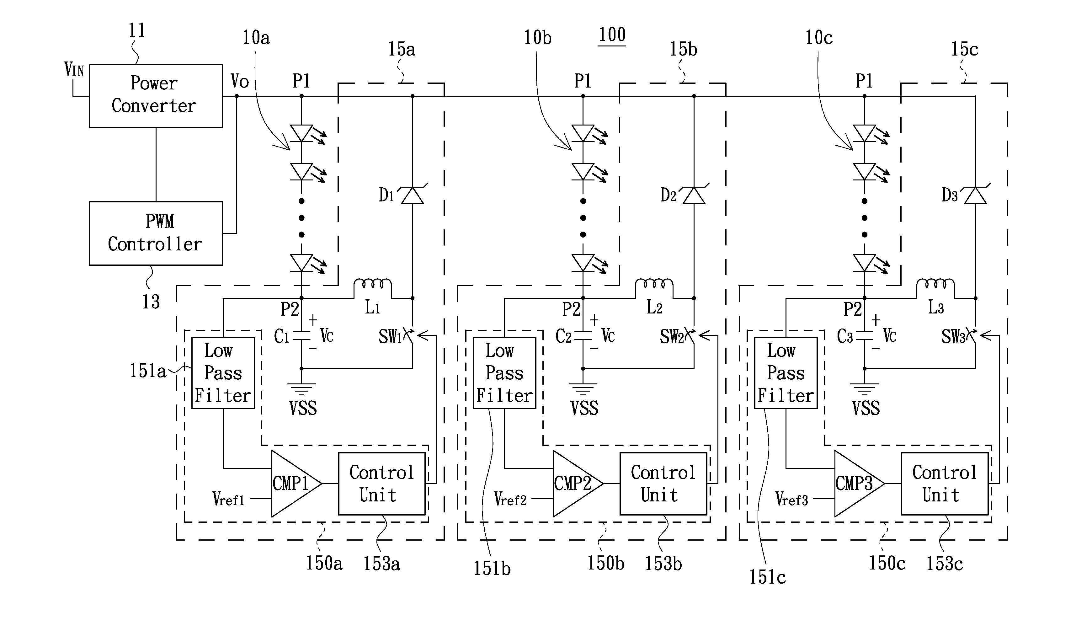 Current regulating circuit of light emitting diode (LED) string and LED illumination device