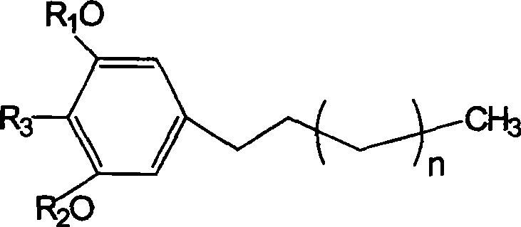 Preparation and use of compounds i.e., 1,3-dihydroxy-5-alkyl benzene as inhbitor of protein-tyrosine-phosphatase 1B