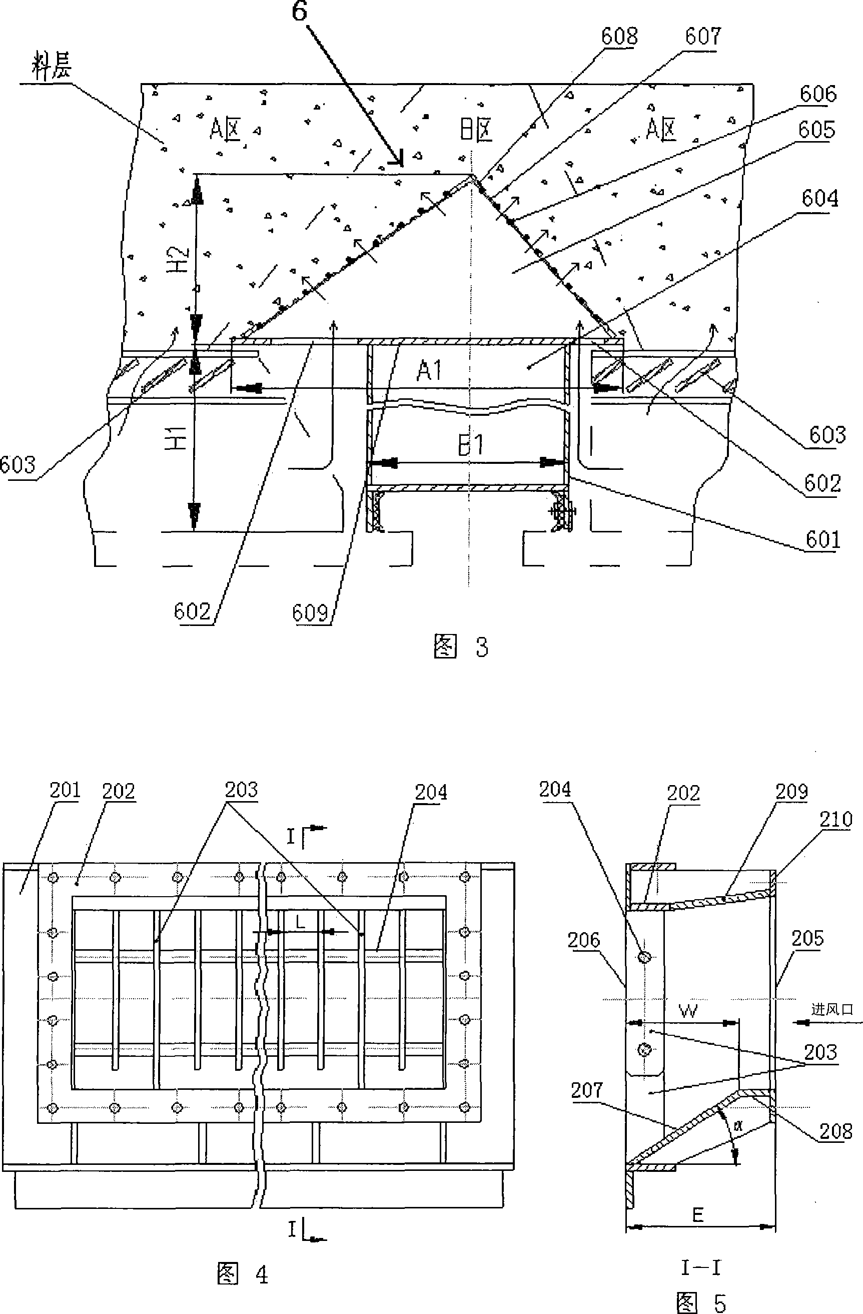 Improved blast circular cooling machine