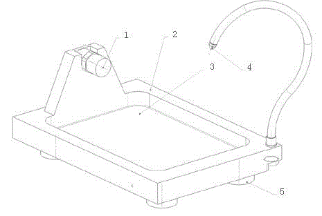 Oscillation testing device of servo motor of numerical control machine tool