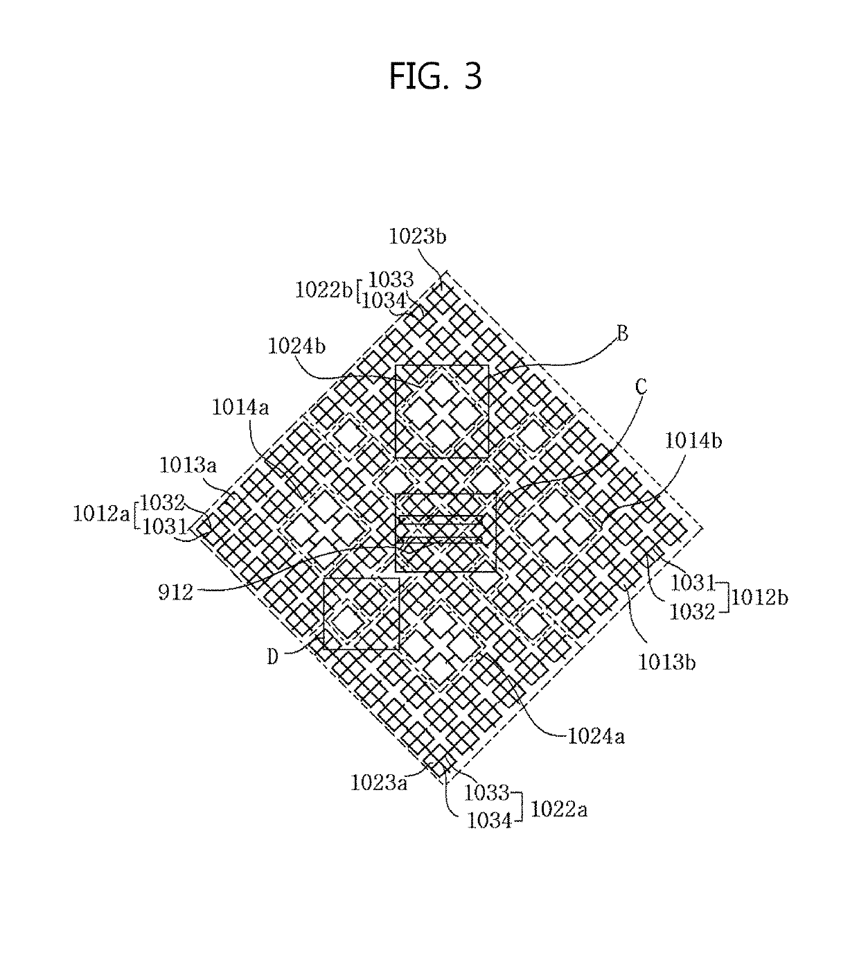 Touch panel and touch-panel-integrated organic light-emitting display device having touch electrodes with floating units