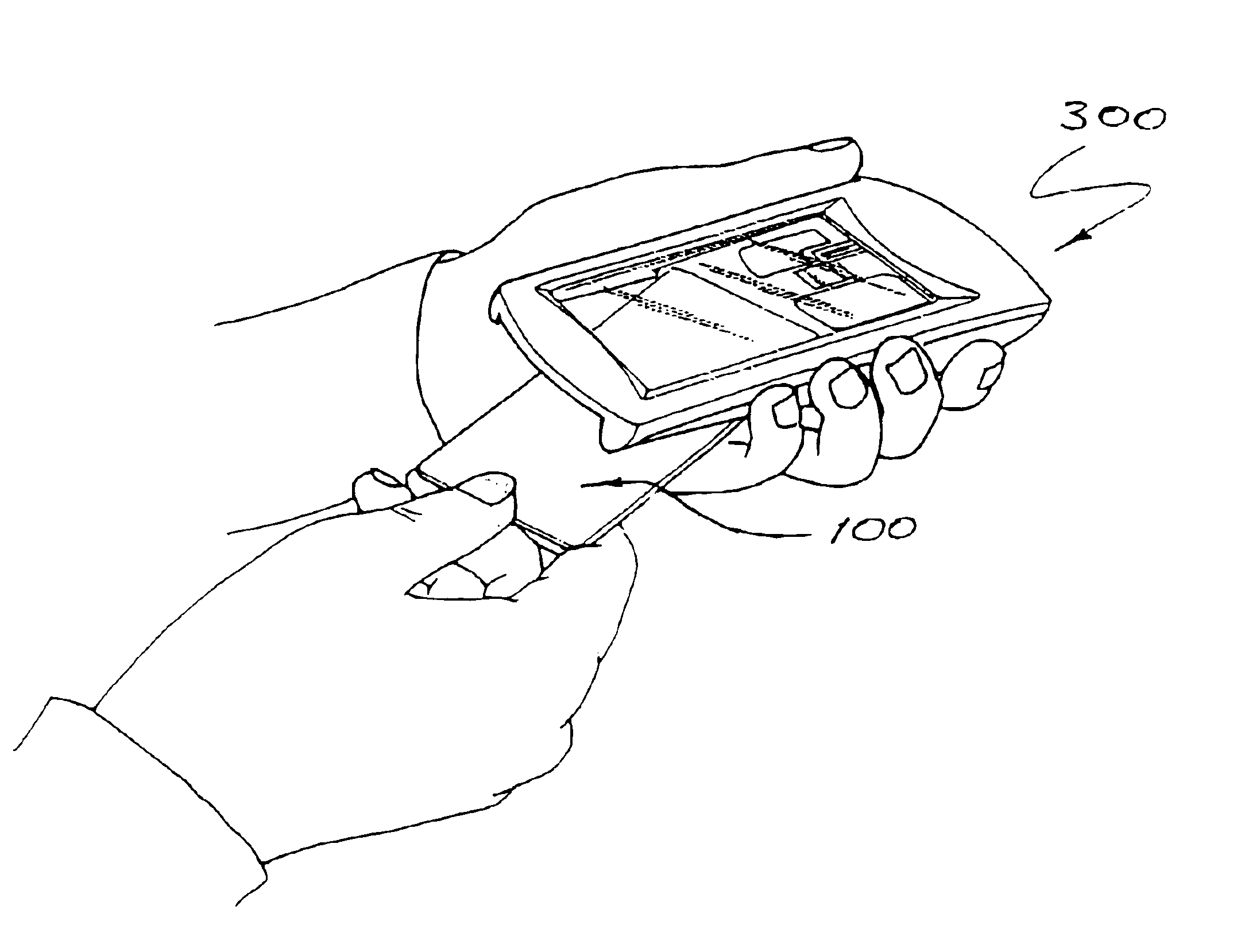 User interface for interaction with smart card applications