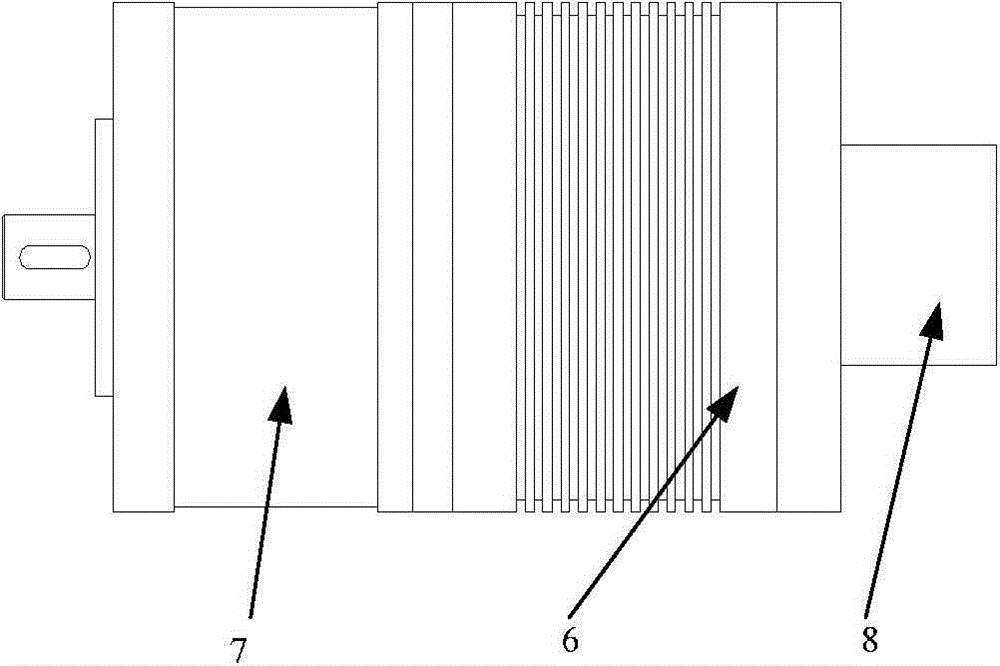 Parafoil fixed-point homing servo control device and control method