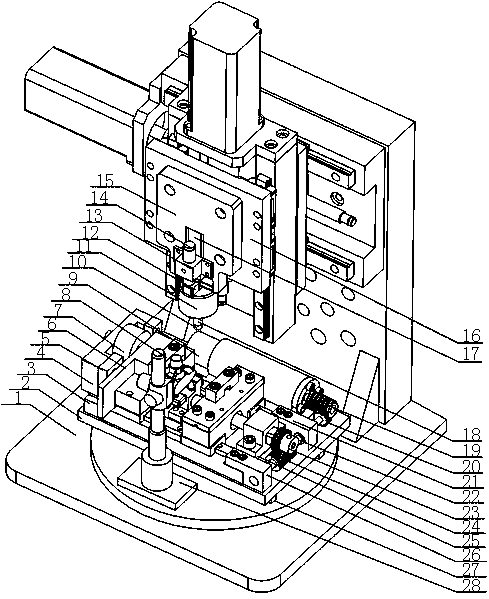 Variable-range in-situ hardness test device under prestress