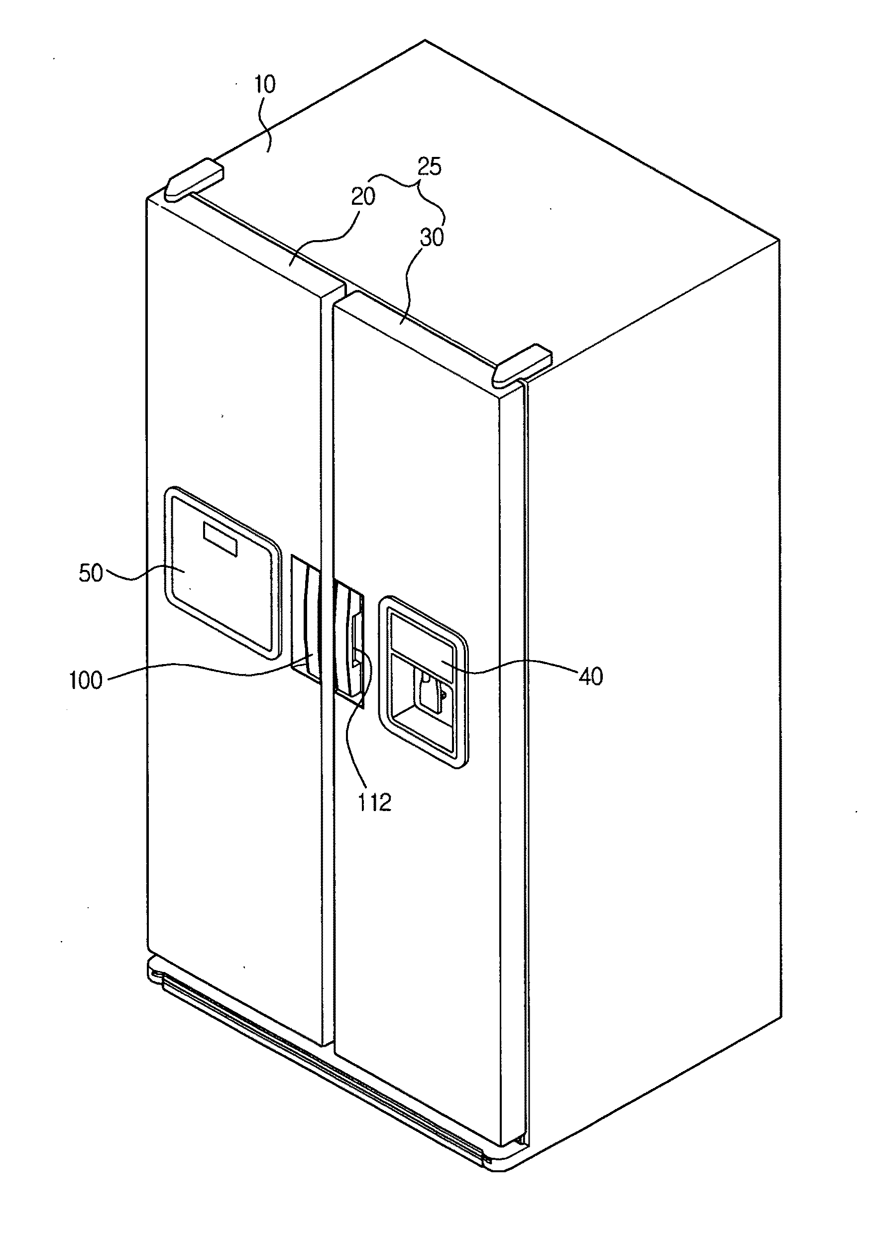 Door handle and refrigerator having the same