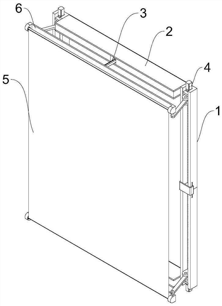 Screen projection device for multimedia teaching