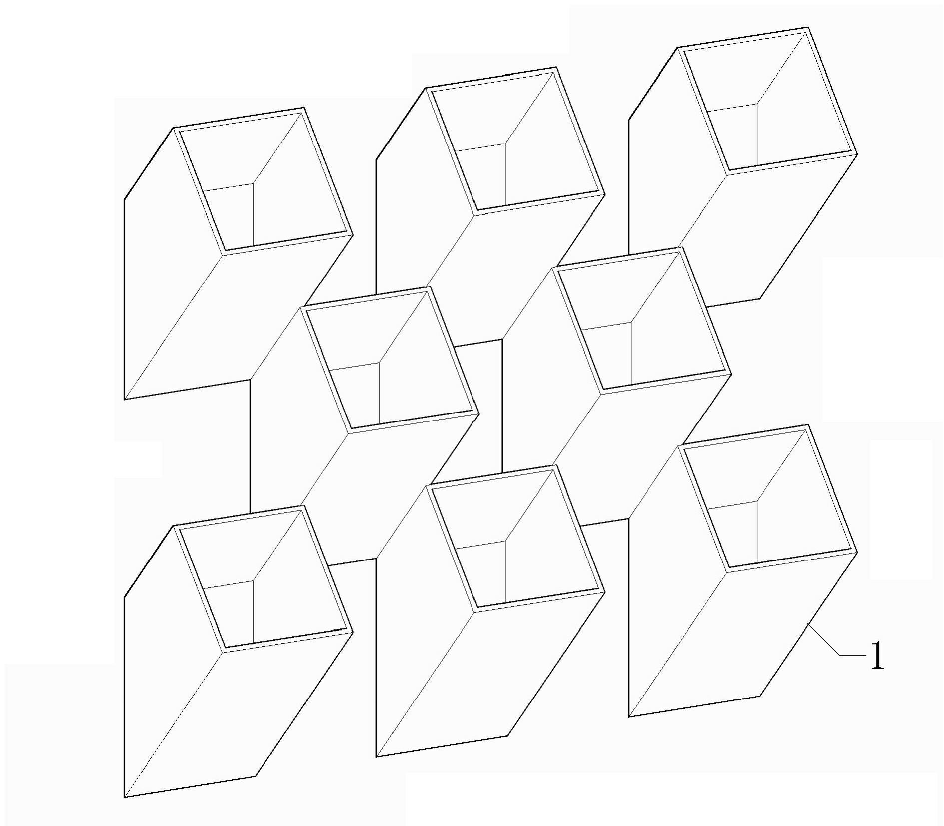 Cultivation container with stacked structure