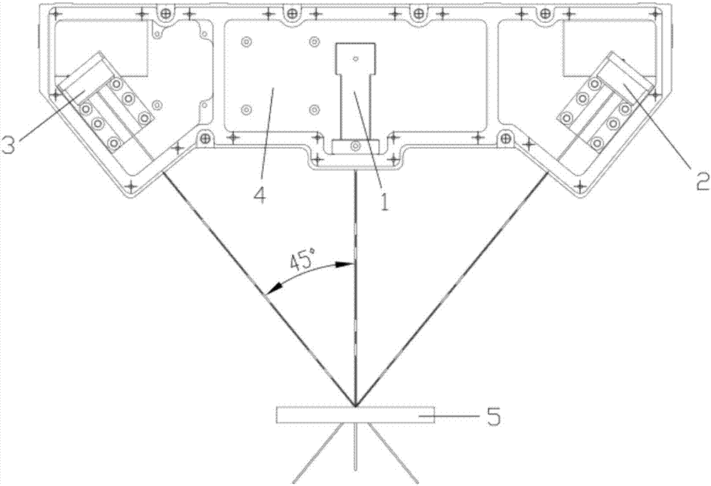 High-precision laser 3D profile detection method of mobile phone structure piece