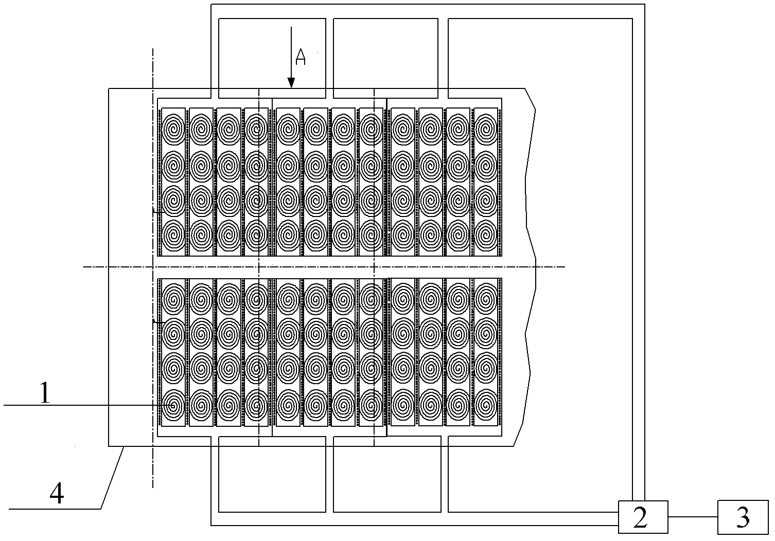 Energy saving system and method for clean burning of layer burning boiler