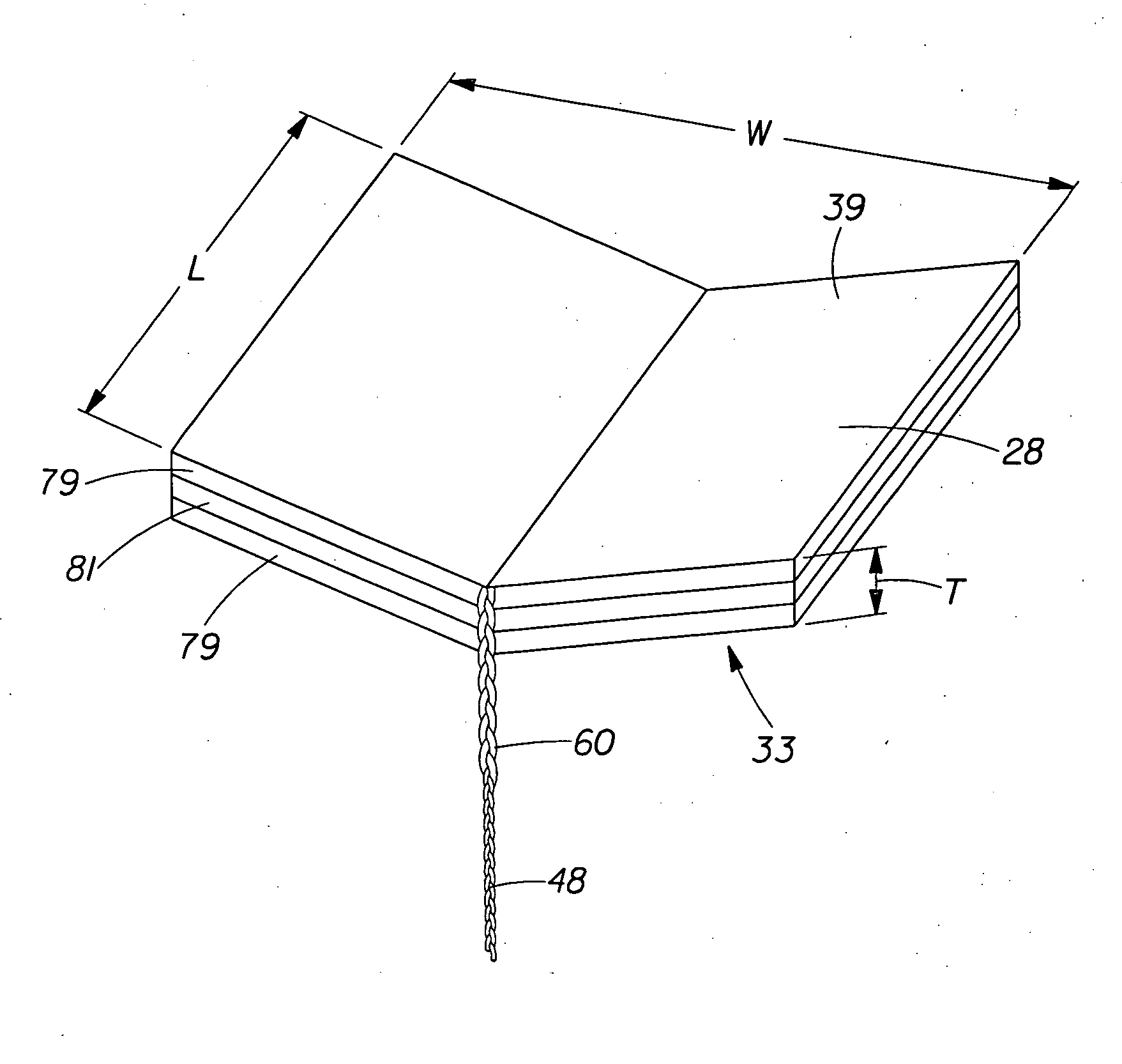 Protection tampon and method of making