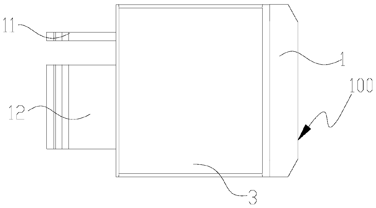 Packaging structure and manufacturing method of a high-current power semiconductor device