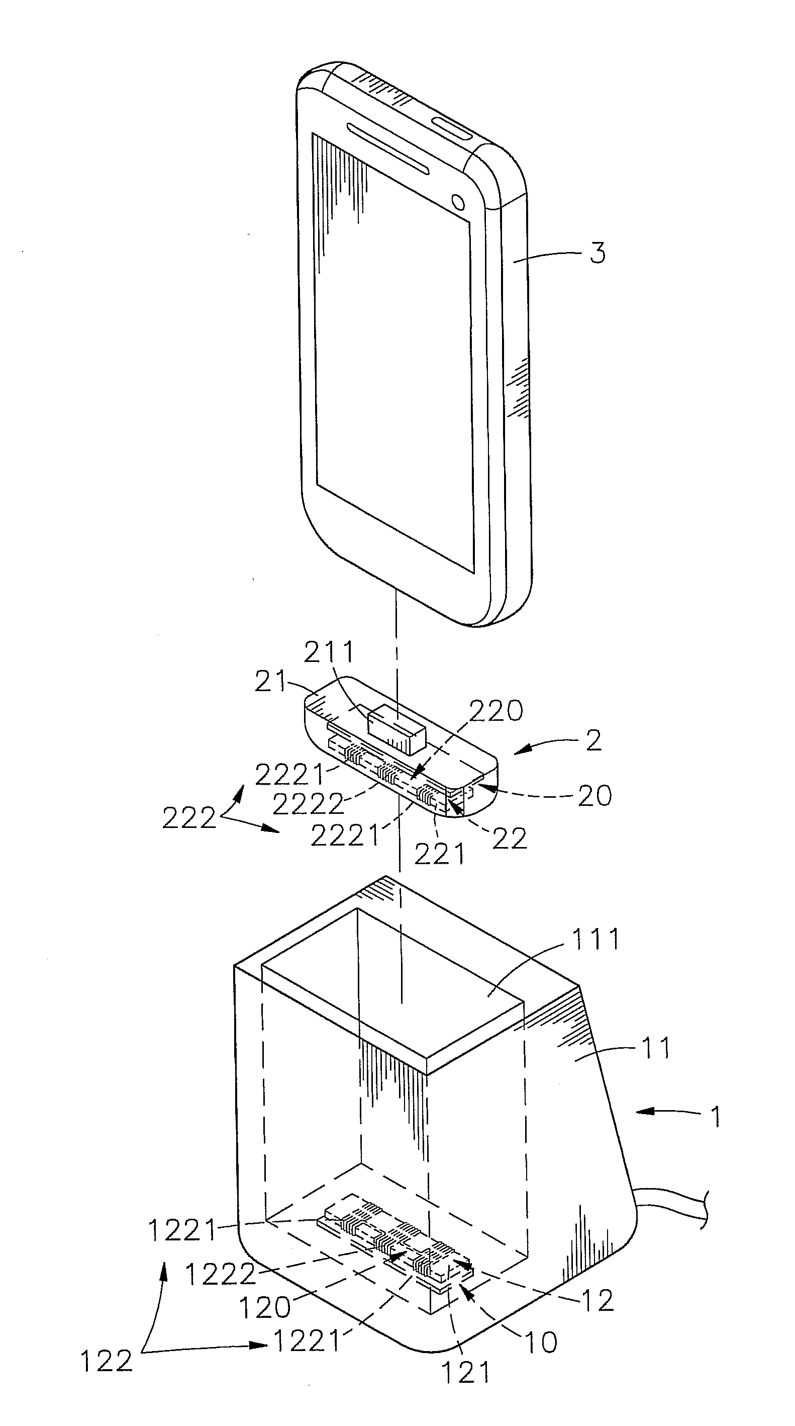 Slot-type induction charger