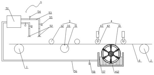 Medical antibacterial and bacteriostatic disinfection towel and quantitative control method of disinfectant thereof