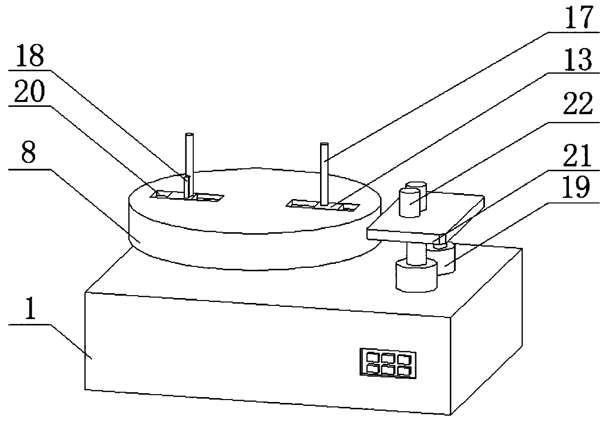 Finished data line winding device