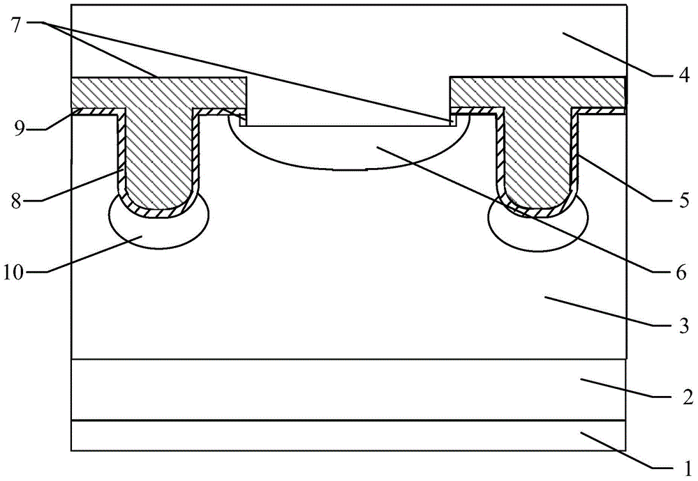 A kind of preparation method of power diode