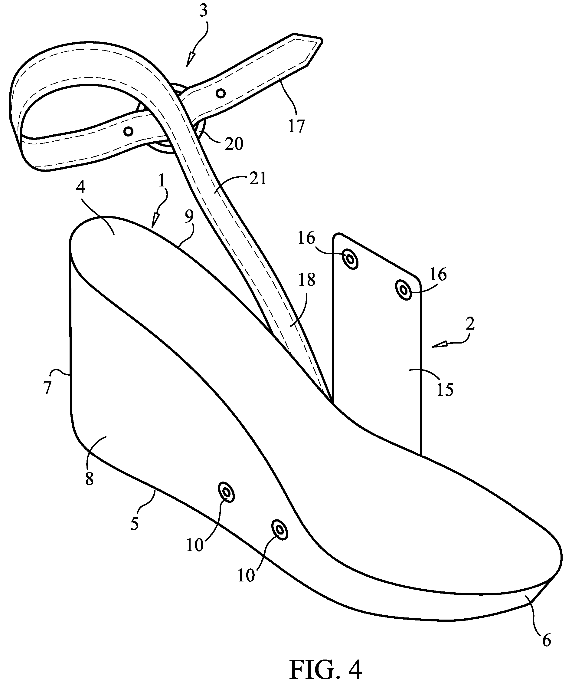 Interchangeable shoe-forming assembly