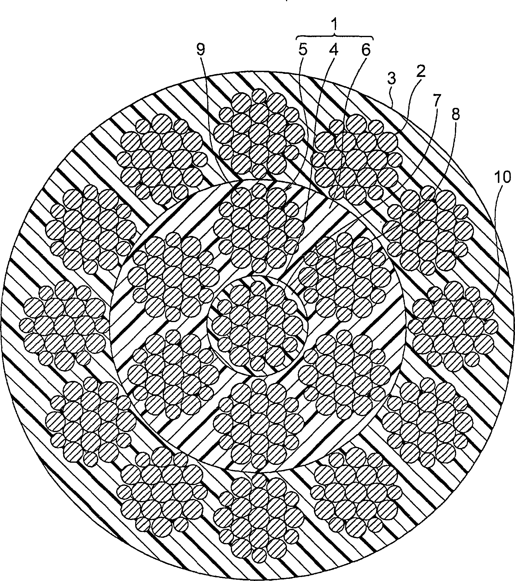 Rope for elevator and elevator