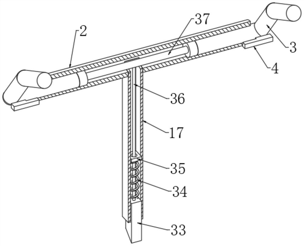 Aerobics flexibility training auxiliary device