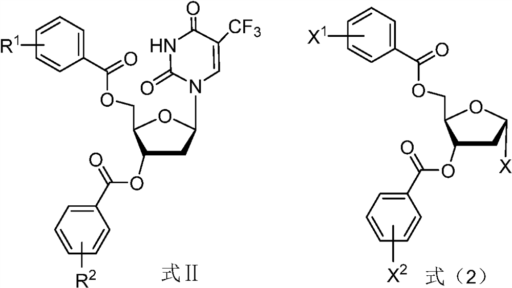 A kind of preparation method of trifluridine