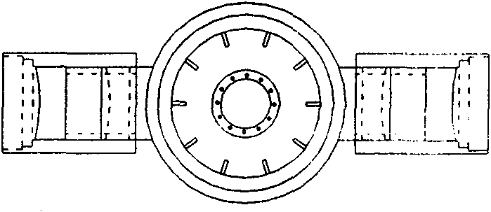 Aircraft attitude-simulating 3-degree-of-freedom electrical turntable