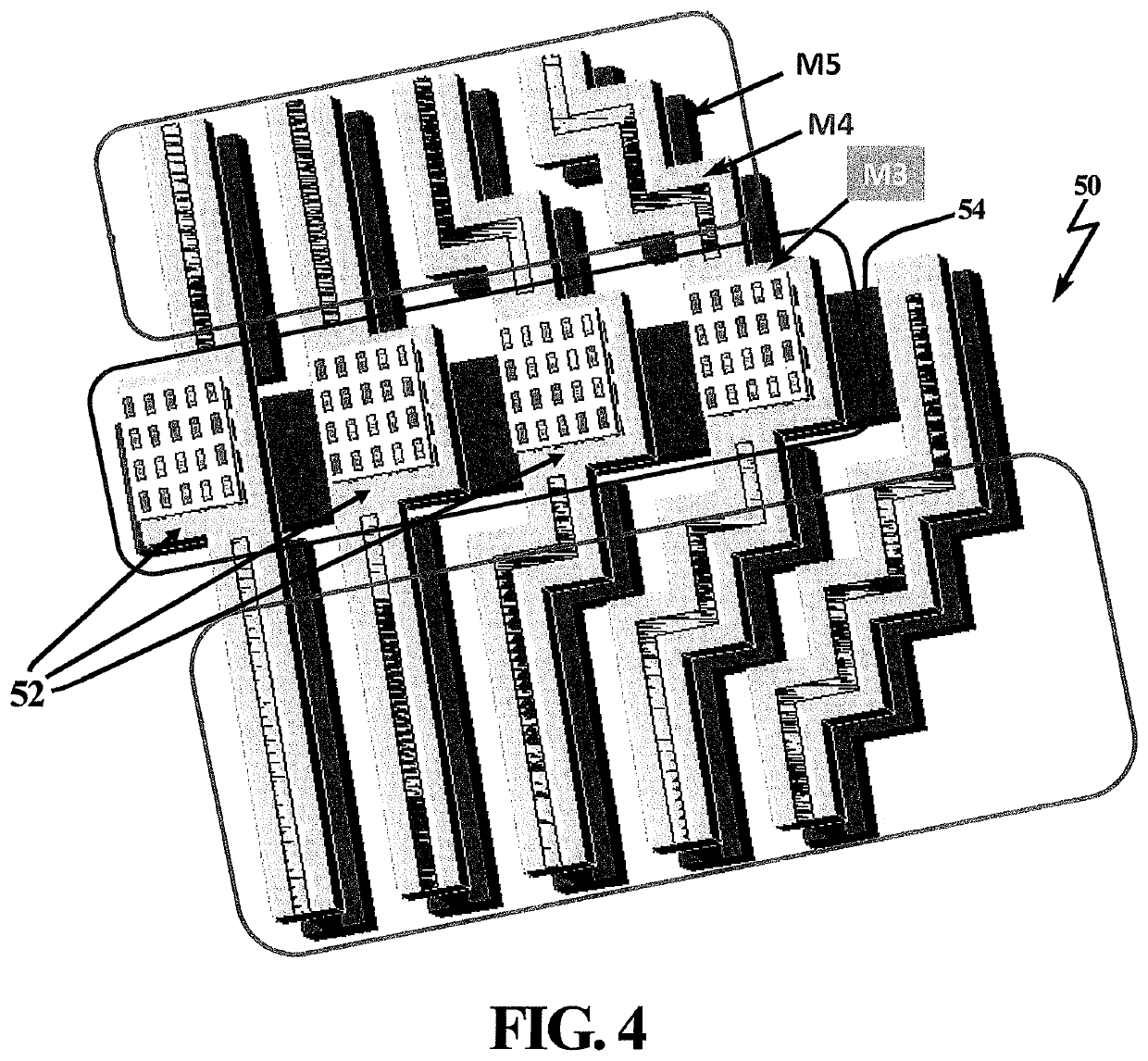 Parallel stacked inductor for high-Q and high current handling and method of making the same