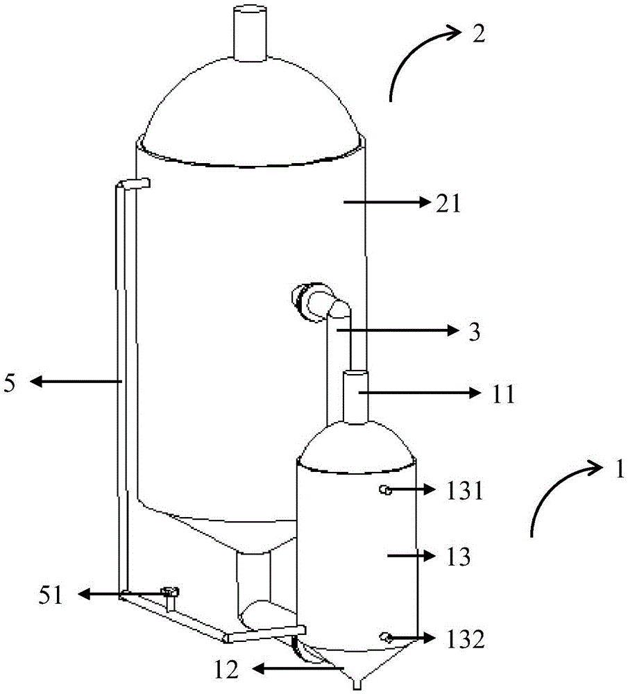 Efficient concentrator for powder production