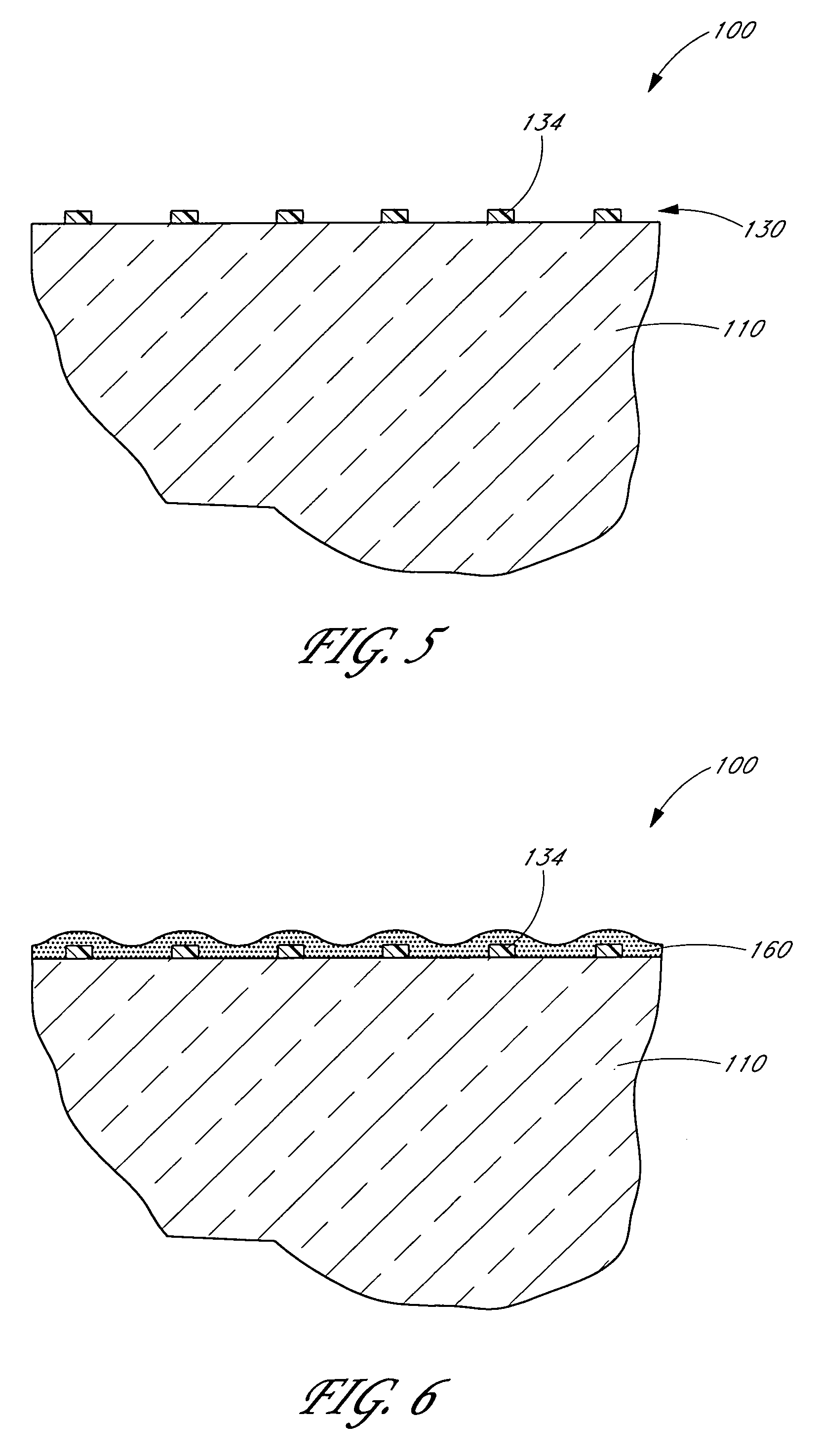 Topography based patterning