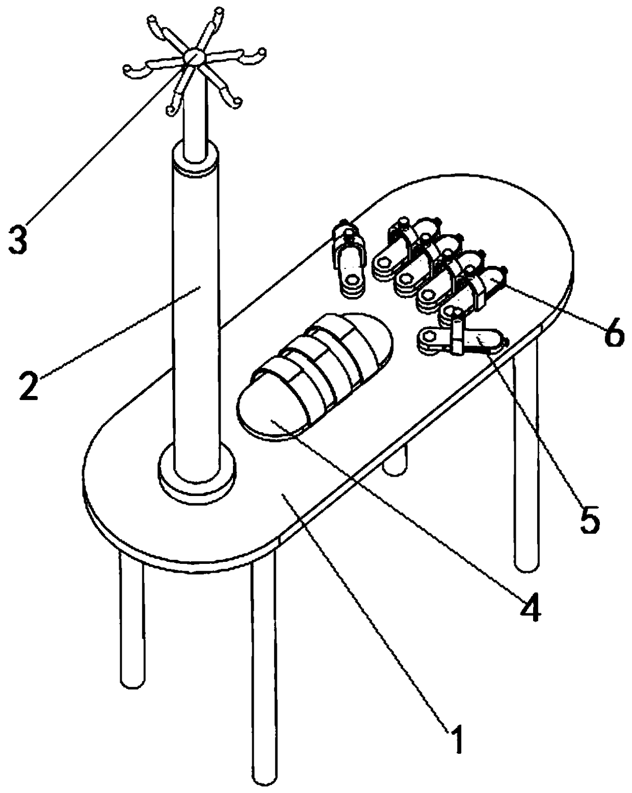 Pediatric transfusion fixing and adjusting mechanism