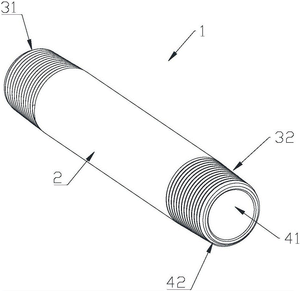 Large-caliber pump coupling metal hose