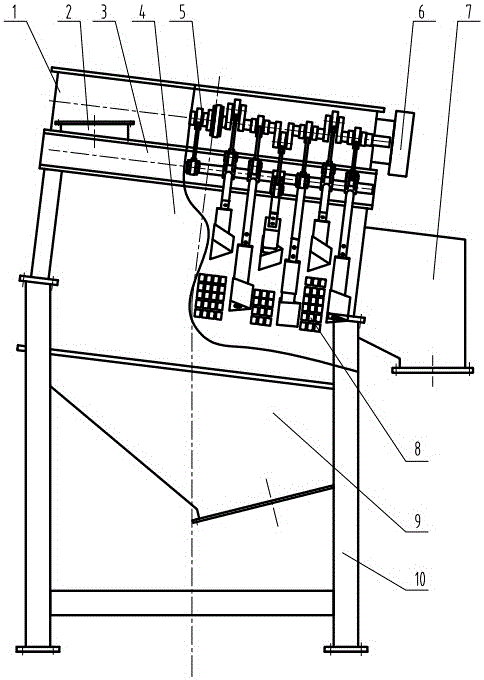 Kitchen waste pretreating and sorting device