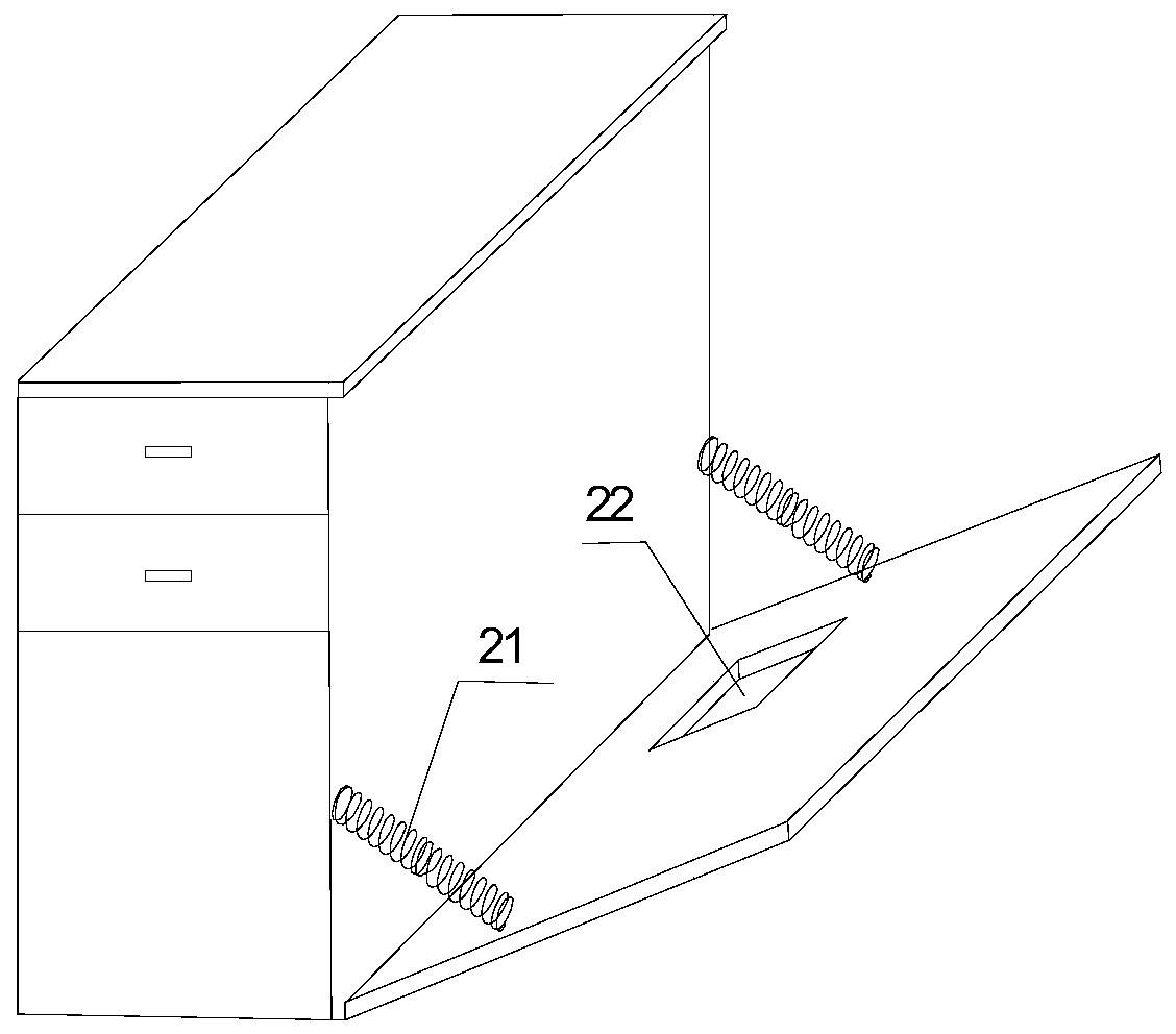 Humidifying and oxygen increasing device and method for office