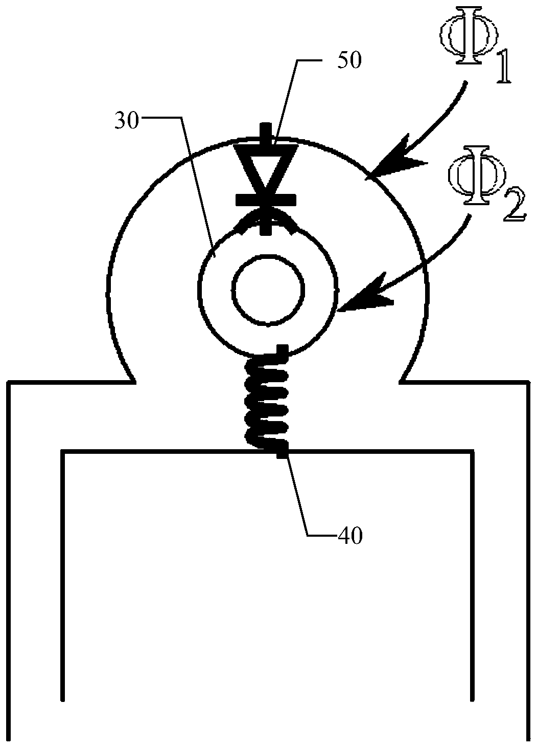 Nonreciprocal power divider and electromagnetic wave transmission device