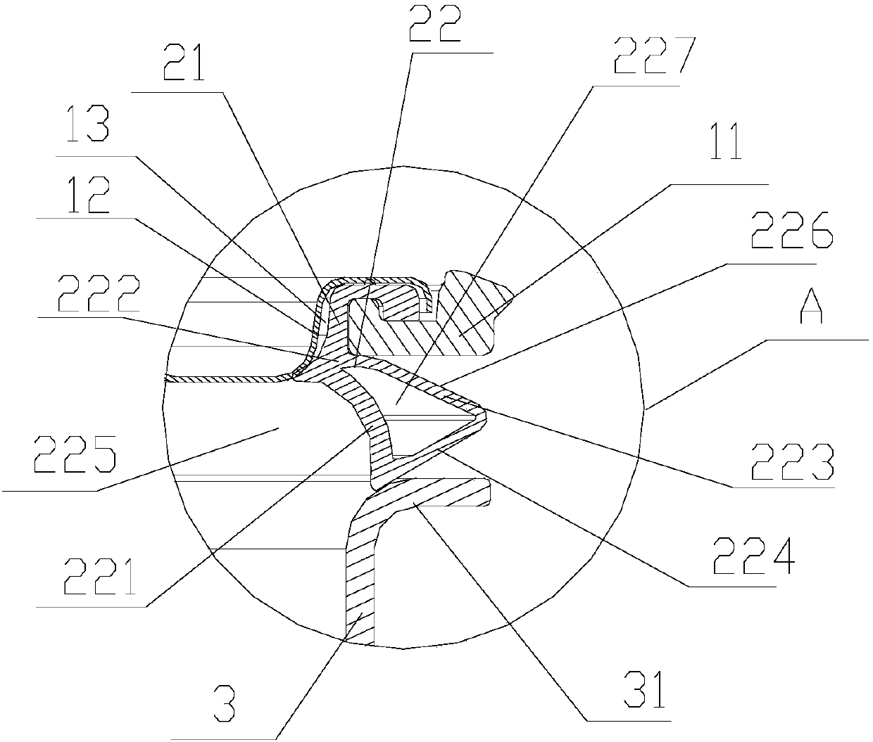 Seal ring on cover plate component, cover plate component, upper cover component and electric appliance