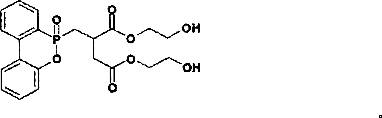 Coloured flame-retardant polypropylene fibre, preparation and use thereof