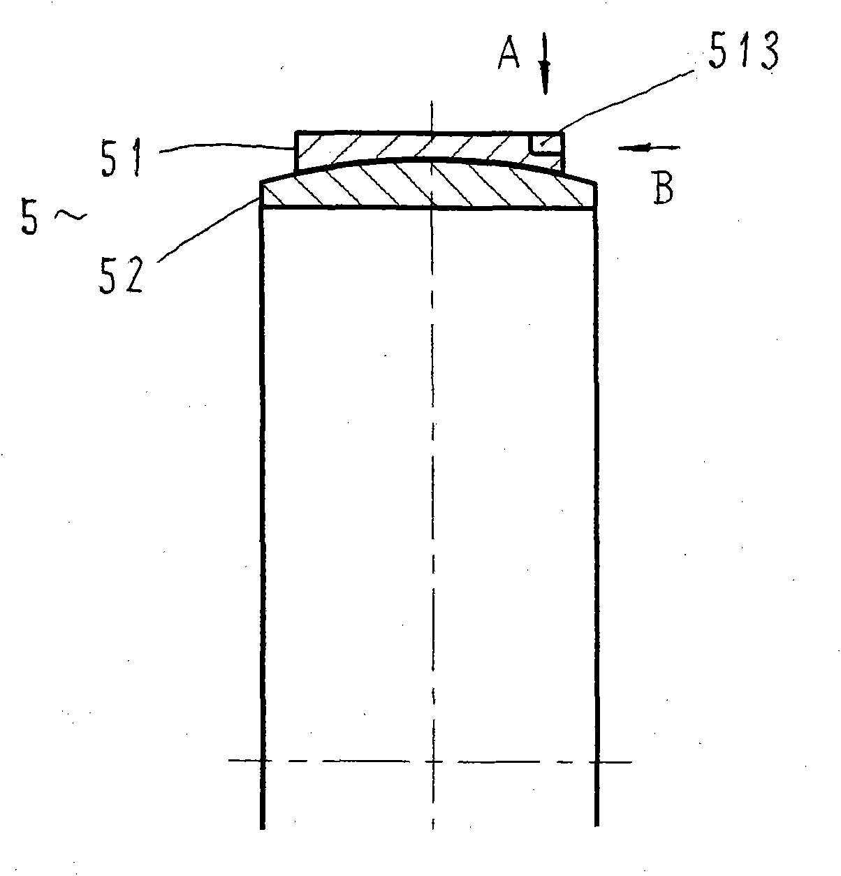 Combined supporting structure of fin actuating mechanism