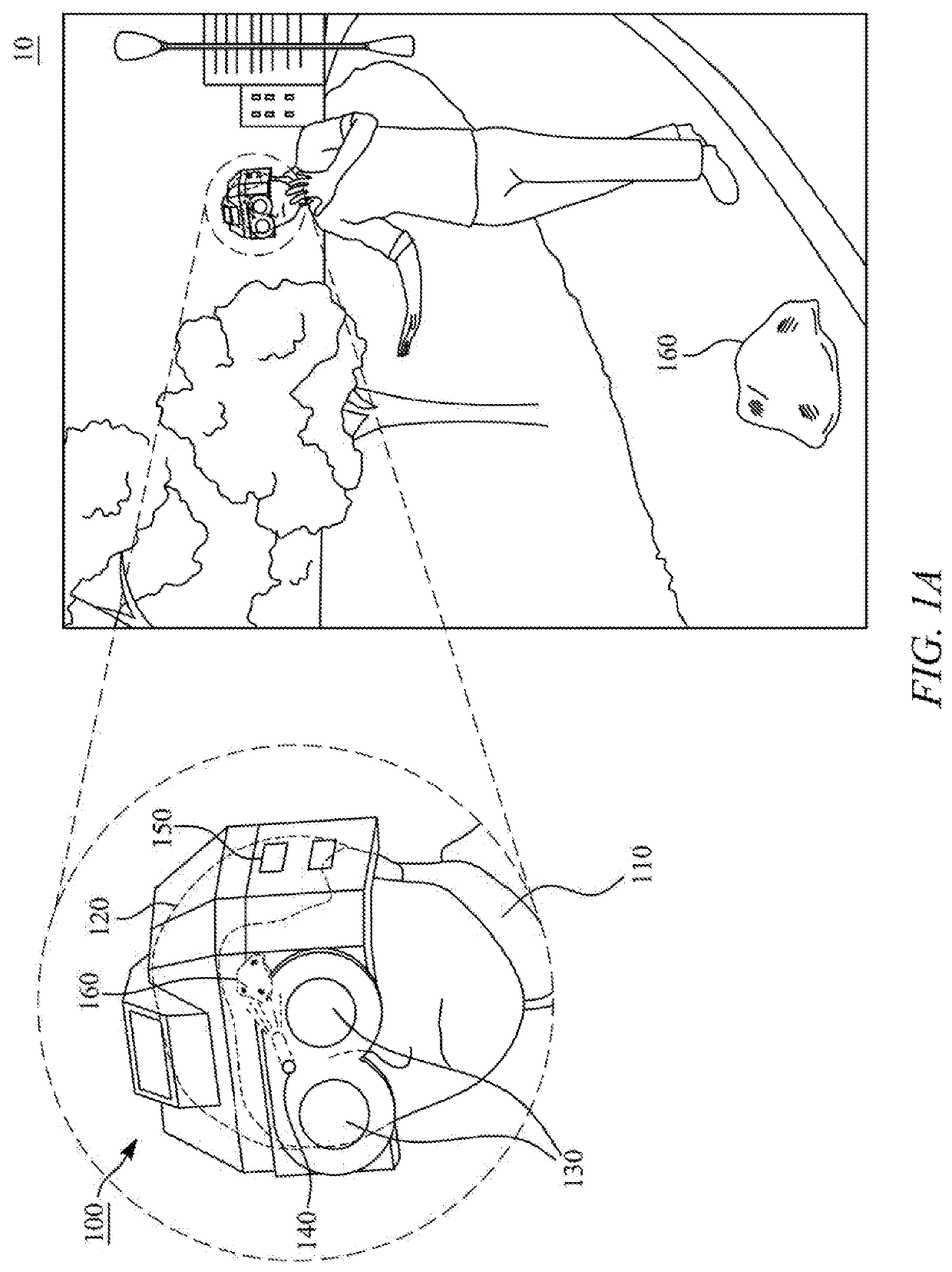 Portable electronic haptic vision device