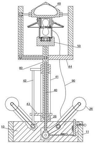 Marine illumination and searchlighting dual-purpose LED power supply lamp