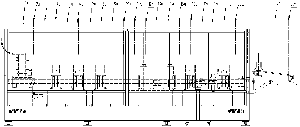 Easy-tear cap production line and manufacturing method