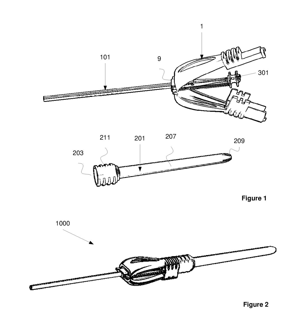 Method and device for securely loading and mounting a tubular device in a flexible wall