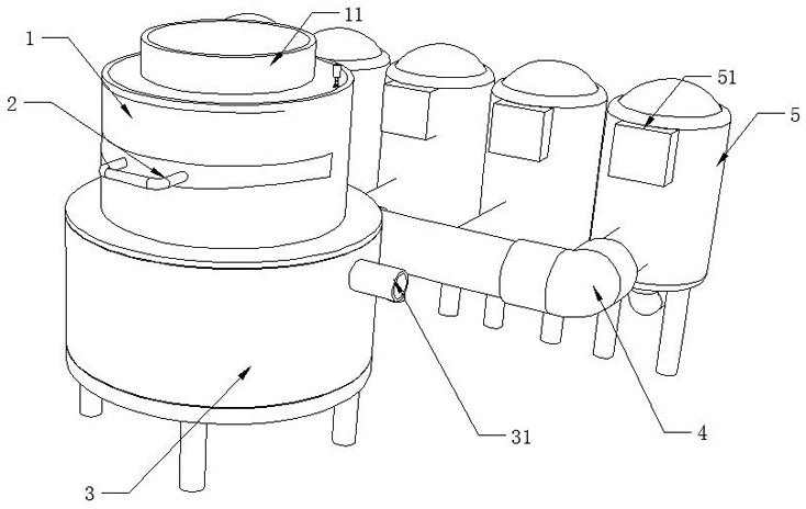 Microwave multi-effect filtering system